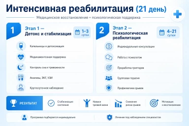 Реабилитация за 21 день в Явасе